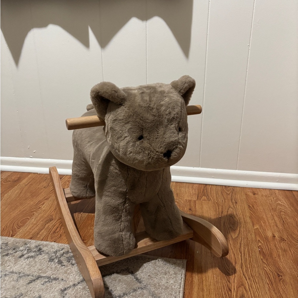 Soft Brown Rocking Bear from pottery barn